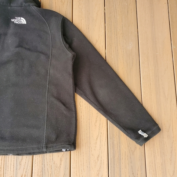 The North Face Black Fleece Jacket Zip Up Coat Outdoor Hike Mountain Cozy Warm S - Picture 9 of 11